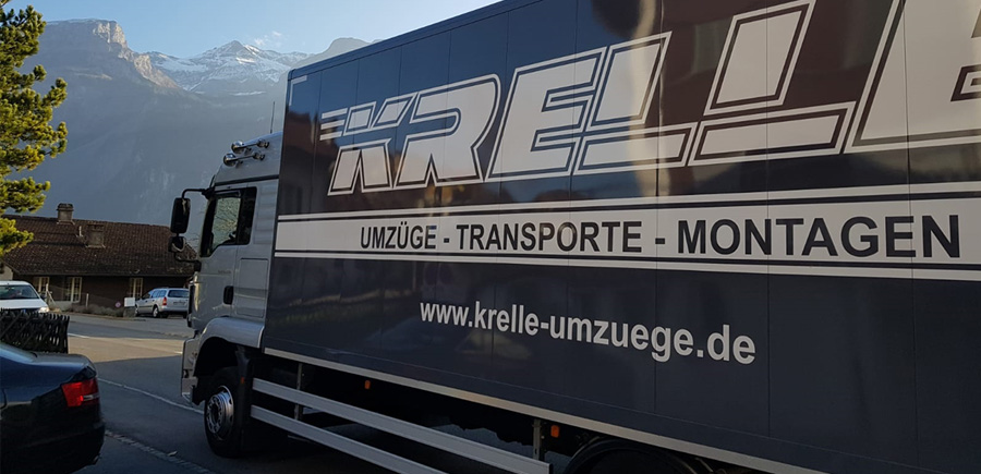 Transporte mit Montageservice